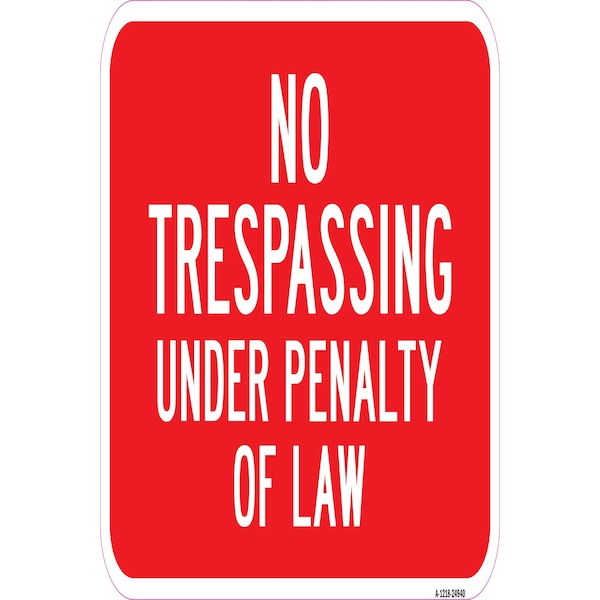 Signmission Safety Sign, 12 in Height, Aluminum, 24940 A-1218-24940 - main